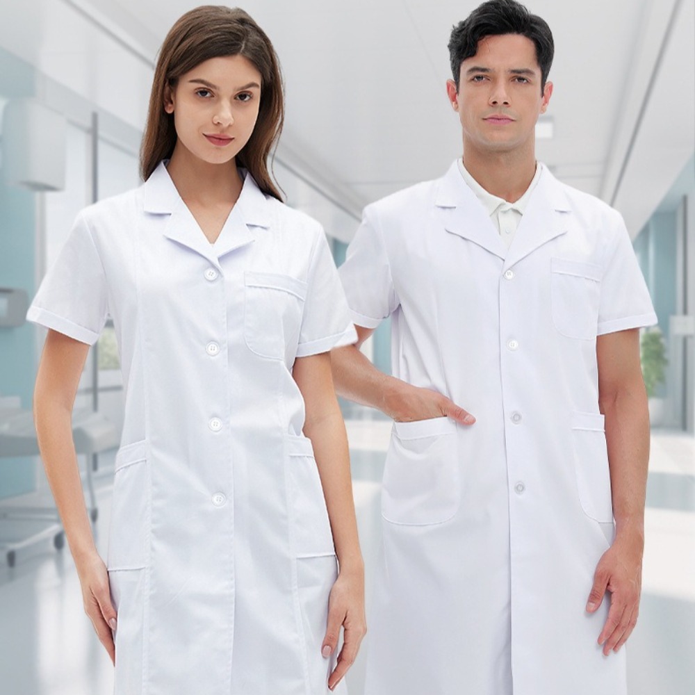 เสื้อกาวน์แพทย์แขนสั้นสำหรับฤด - Medical Lab Worker บทวิจารณ์และราคา